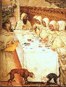 St.Benedict his Monks Eating in the Refectory Giovanni Sodoma